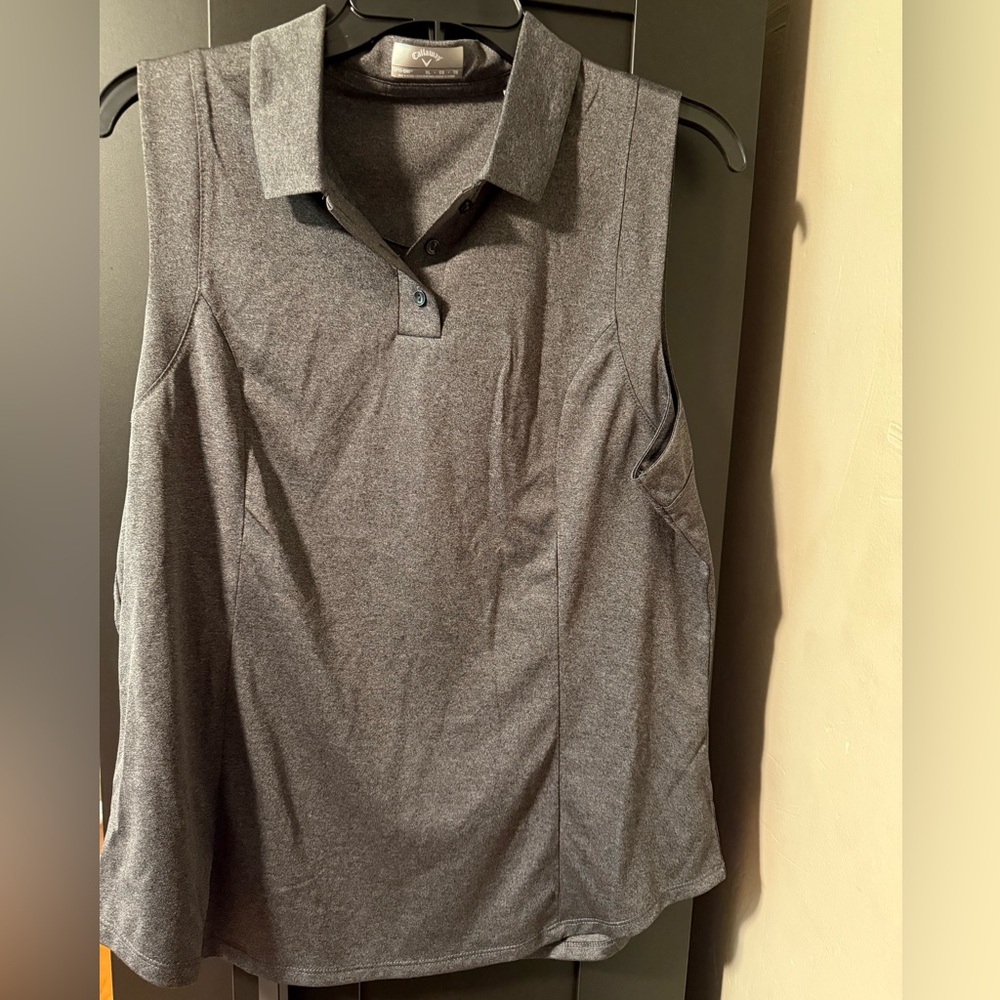 Callaway Charcoal Sleeveless Tank Top